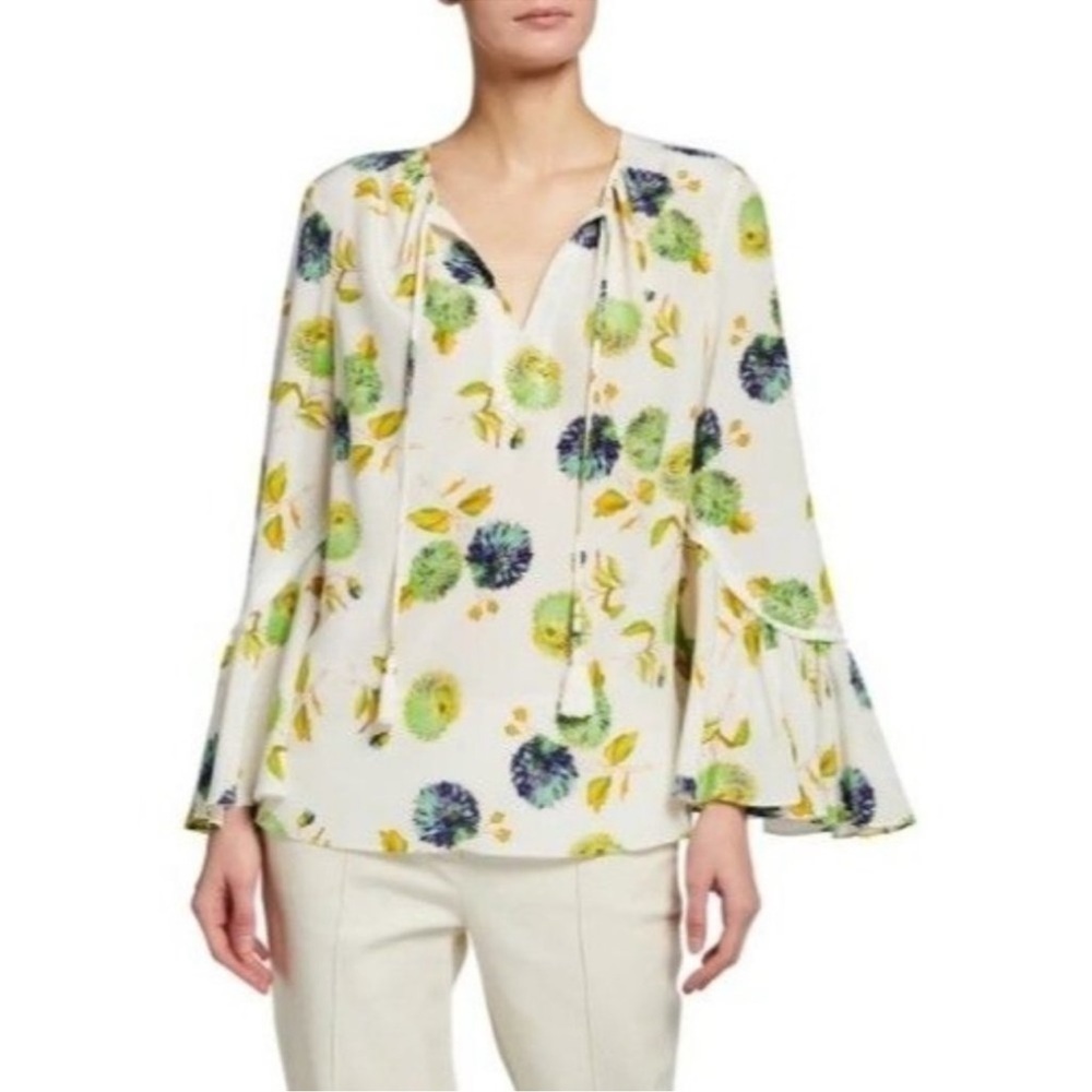 Kobi Halperin Tate Silk Blouse Sz L‎